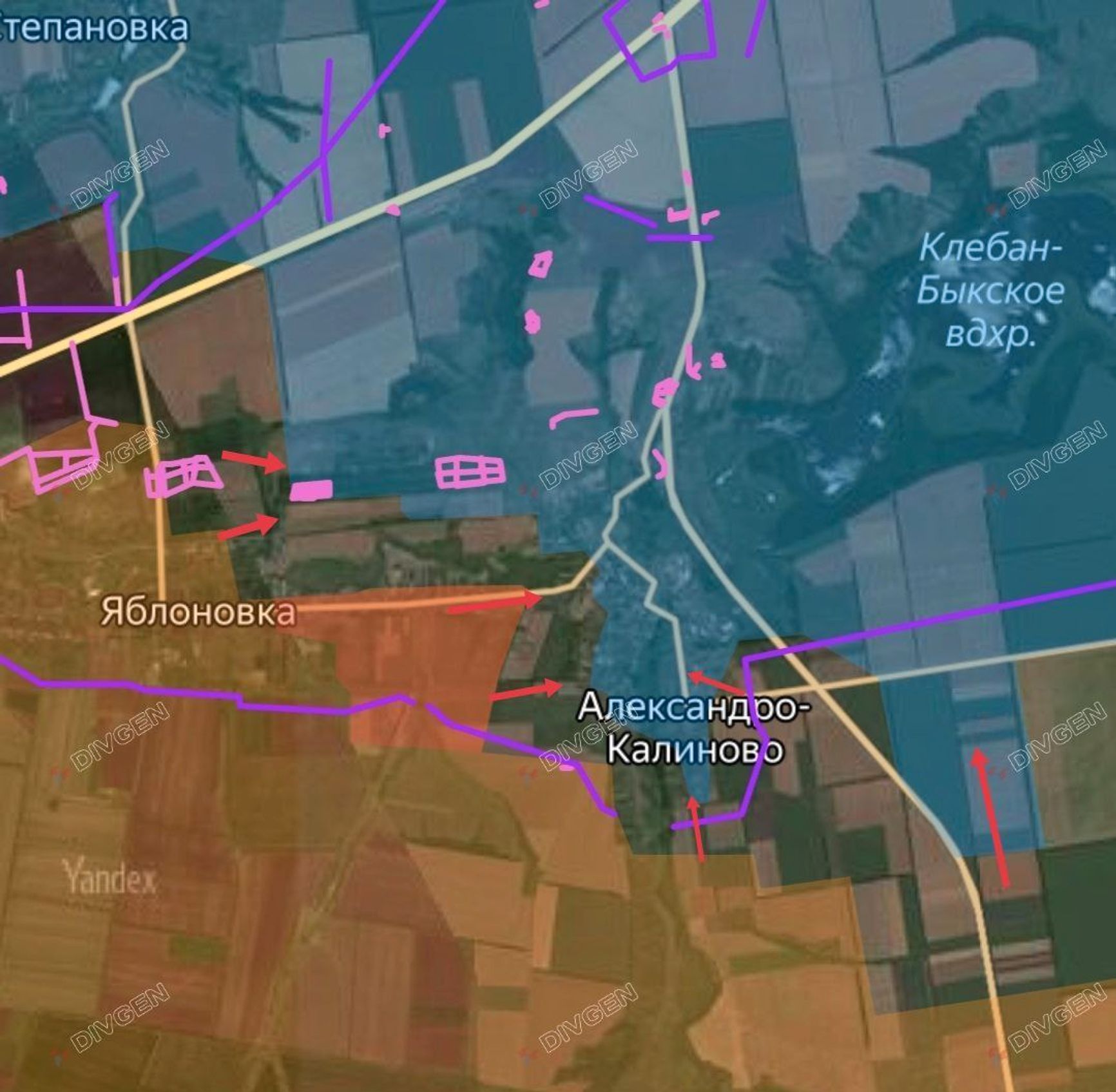 Ситуация в районе Клебан-Быкского водохранилища на торецком направлении по версии Юрия Котенка