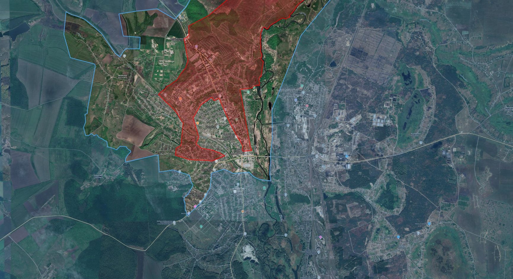 Ситуация в Купянске по версии исследователя под ником Playfra