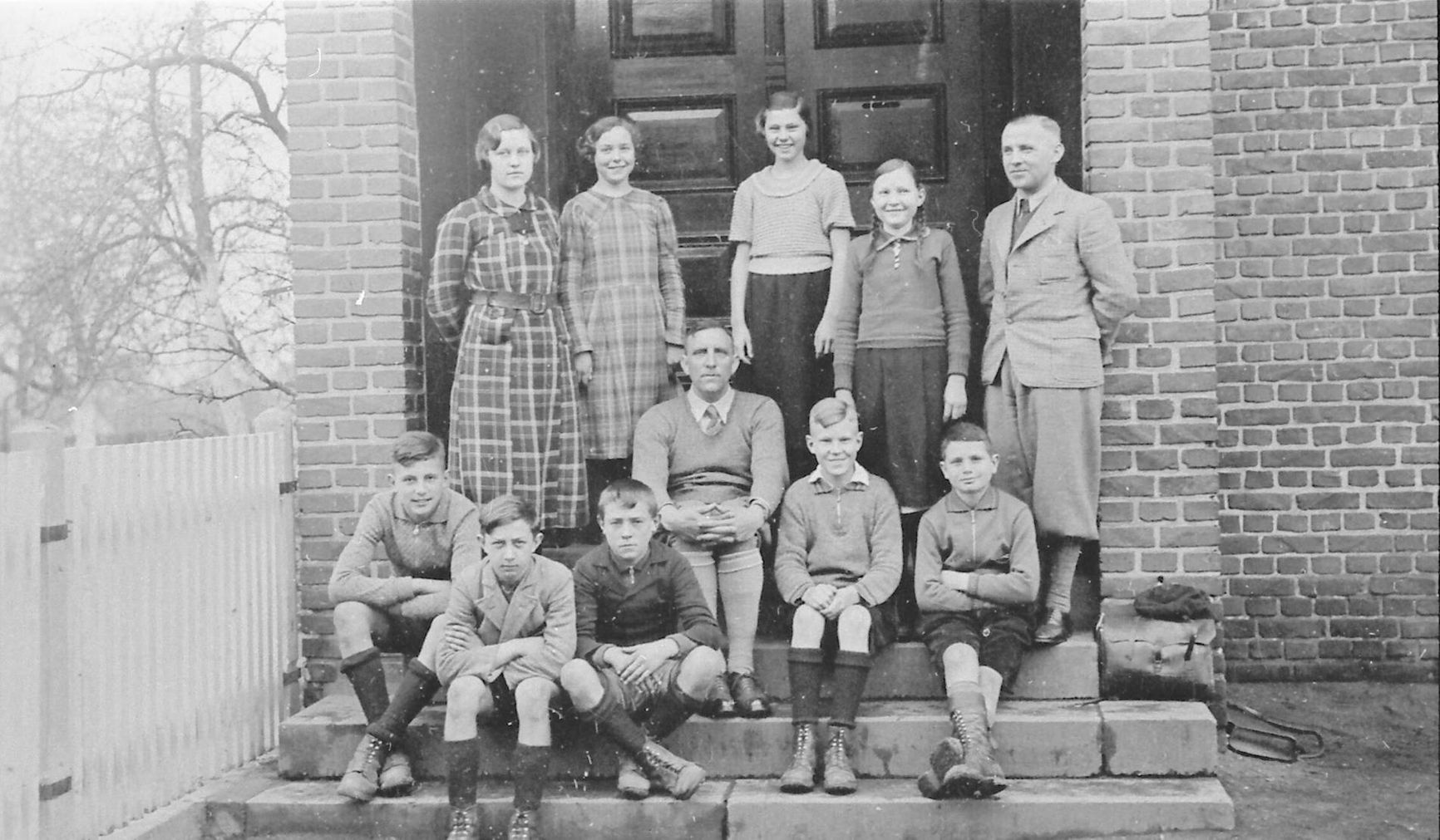 Пауль Ланген с учениками