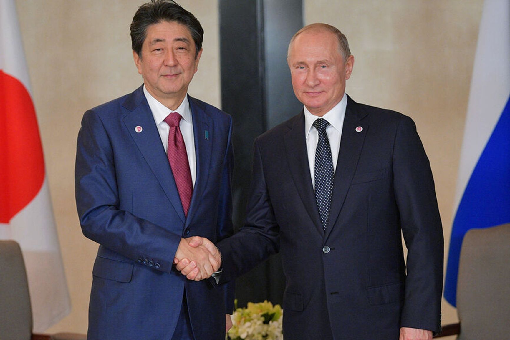 The late former prime minister Shinzo Abe sought to improve relations with Russia